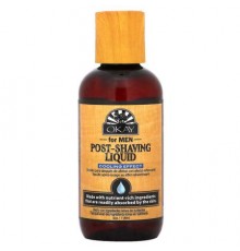 Okay Pure Naturals, Post-Shaving Liquid For Men, Cooling Effect, 4 oz (118 ml)