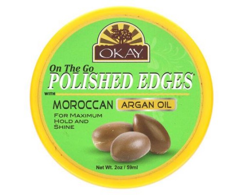 Okay Pure Naturals, On The Go Polished Edges With Moroccan Argan Oil, 2 oz (59 ml)