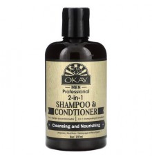 Okay Pure Naturals, Men Professional 2-in-1 Shampoo & Conditioner, 8 oz (237 ml)