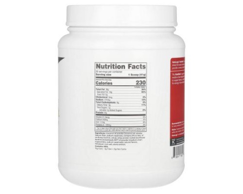 KetoLogic, KetoMeal, Meal Replacement, Vanilla, 1.8 lb (816 g)