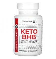 KetoLogic, Keto BHB, 60 Vegetarian Capsules