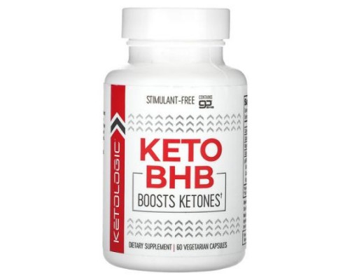 KetoLogic, Keto BHB, 60 Vegetarian Capsules KetoLogic, Keto BHB, 60 Vegetarian Capsules