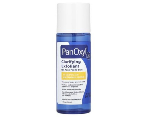 PanOxyl, Clarifying Exfoliant, 2% Salicylic Acid, 4 fl oz (118 ml)