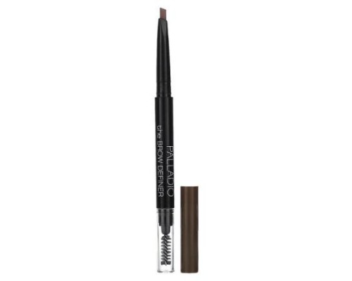 Palladio, The Brow Definer, Retractable Eyebrow Pencil, Medium Brown PBD03, 0.0084 oz (0.24 g)