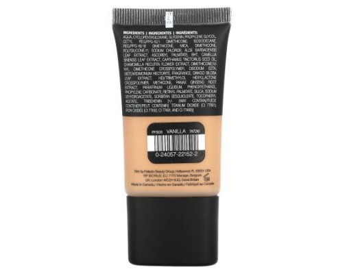 Palladio, Powder Finish Foundation, Vanilla PFS03, 0.91 fl oz (27 ml)