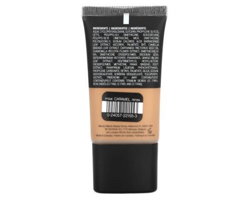 Palladio, Powder Finish Foundation, Caramel PFS06, 0.91 fl oz (27 ml)