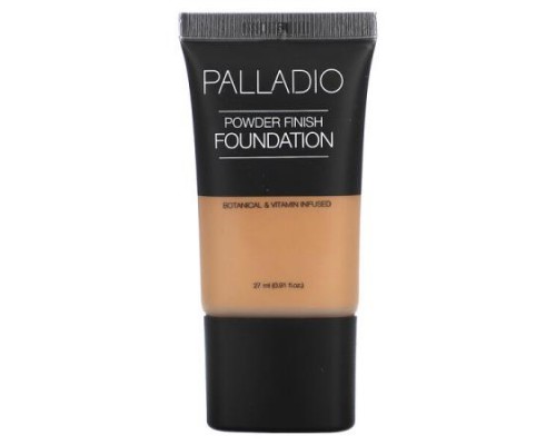 Palladio, Powder Finish Foundation, Golden Beige PFS08, 0.91 fl oz (27 ml)