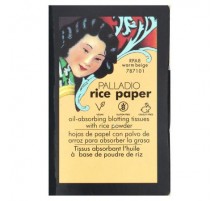 Palladio, Rice Paper, Oil-Absorbing Blotting Tissues, Warm Beige RPA8, 40 Tissues