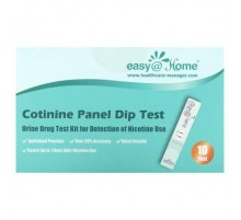 Easy@Home, Cotinine Panel Dip Test, 10 Tests