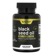 Snap Supplements, Black Seed Oil, 500 mg, 90 Softgel Capsules