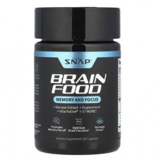 Snap Supplements, Brain Food, 60 Capsules