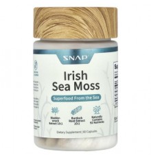 Snap Supplements, Irish Sea Moss, 60 Capsules
