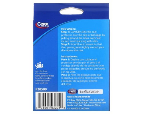 Carex, EZ Stretch, Cast Protector, Arm, 1 Cast Protector Carex, EZ Stretch, Cast Protector, Arm, 1 Cast Protector