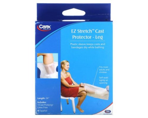 Carex, EZ Stretch, Cast Protector, Leg, 1 Cast Protector
