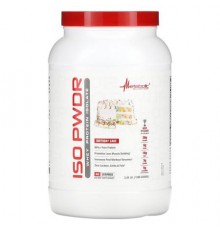 Metabolic Nutrition, ISOpwdr, Whey Protein Isolate, Birthday Cake, 3.04 lb (1,380 g)