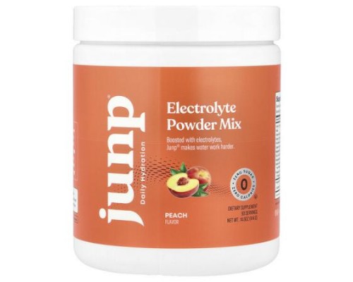 JUNP Hydration, Electrolyte Powder Mix, Peach, 14.6 oz (414 g) JUNP Hydration, Electrolyte Powder Mix, Peach, 14.6 oz (414 g)