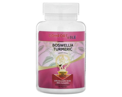 LifeTime Vitamins, Comfortable, Boswellia Turmeric, 60 VegCaps