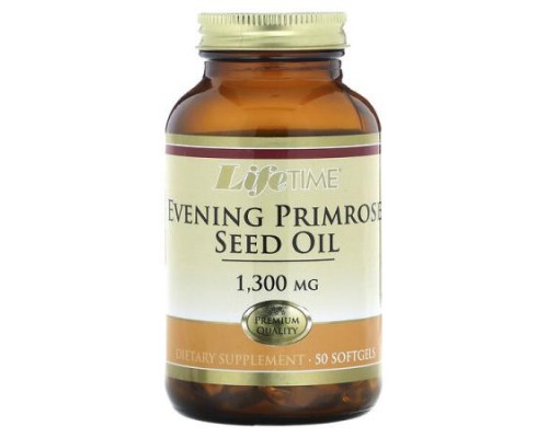 LifeTime Vitamins, Evening Primrose Seed Oil , 1,300 mg , 50 Softgels LifeTime Vitamins, Evening Primrose Seed Oil , 1,300 mg , 50 Softgels