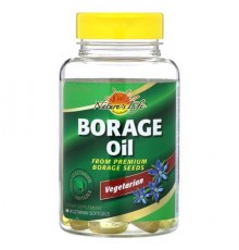 Nature's Life, Vegetarian Borage Oil, 60 Vegetarian Softgels (1,000 mg per Softgel)