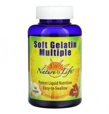 Nature's Life, Soft Gelatin Multiple, 120 Softgels