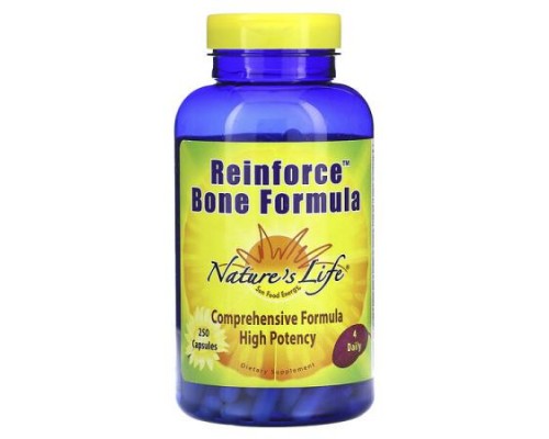 Nature's Life, Reinforce Bone Formula, 250 Capsules