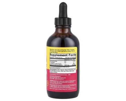 Nature's Life, B-12 Drops, Mixed Berry, 5,000 mcg, 4 fl oz (120 ml)