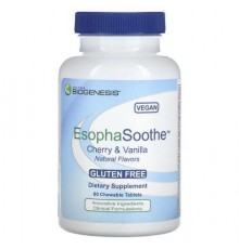 Nutra BioGenesis, EsophaSoothe, Cherry & Vanilla, 60 Chewable Tablets