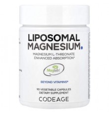 Codeage, Liposomal Magnesium L-Threonate, 90 Vegetable Capsules