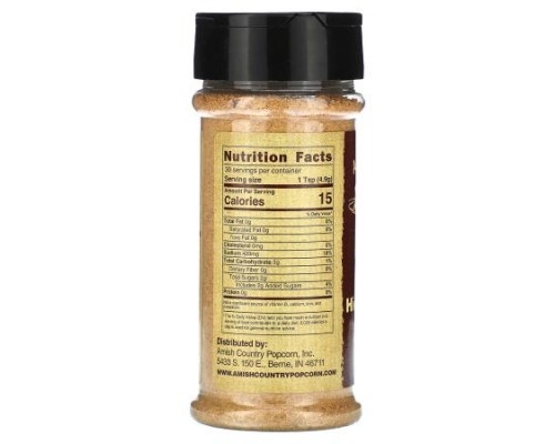 Amish Country Popcorn, Popcorn Seasoning, Hickory Smoke BBQ , 5.25 oz (148 g) Amish Country Popcorn, Popcorn Seasoning, Hickory Smoke BBQ , 5.25 oz (148 g)