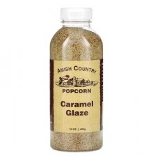 Amish Country Popcorn, Popcorn Glaze, Caramel, 15 oz (425 g)