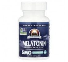 Source Naturals, Sleep Science®, Melatonin, 5 mg, 120 Tablets