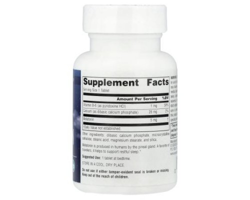 Source Naturals, Sleep Science®, Melatonin, 5 mg, 120 Tablets