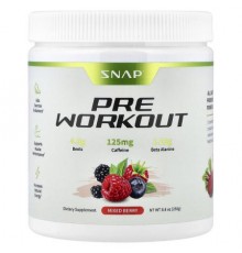Snap Supplements, Nitric Oxide Preworkout with Organic Beets, 8.8 oz (250 g)