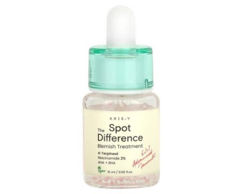 Axis-Y, Spot The Difference Blemish Treatment, 0.50 fl oz (15 ml) Axis-Y, Spot The Difference Blemish Treatment, 0.50 fl oz (15 ml)