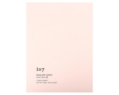 107 Beauty, Squalane Cuddle, Beauty Sheet Masks, 5 Sheets, 1.06 oz (30 g) Each 107 Beauty, Squalane Cuddle, Beauty Sheet Masks, 5 Sheets, 1.06 oz (30 g) Each