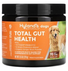 Hyland's Naturals, Total Gut Health, For Dogs, Bacon, 90 Soft Chews, 9.5 oz (270 g)