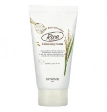 SKINFOOD, Rice Daily Brightening Cleansing Foam, 5.07 fl oz (150 ml)