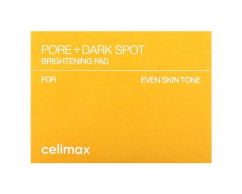 Celimax, Pore + Dark Spot Brightening Pad , 40 Pads, 3.38 fl oz (100 ml) Celimax, Pore + Dark Spot Brightening Pad , 40 Pads, 3.38 fl oz (100 ml)