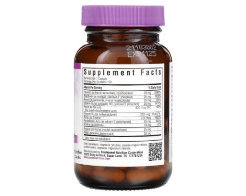 Bluebonnet Nutrition, Coenzyme B-Complex, 50 Vegetable Capsules Bluebonnet Nutrition, Coenzyme B-Complex, 50 Vegetable Capsules