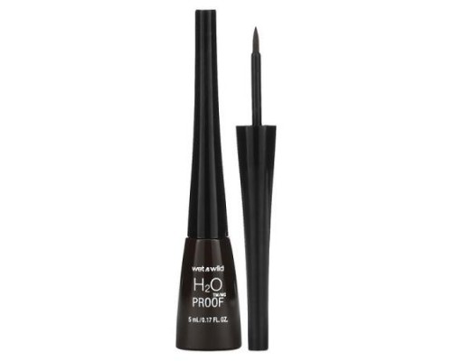 wet n wild, H2OProof, Liquid Eyeliner, 880 Dark Brown, 0.17 fl oz (5 ml) wet n wild, H2OProof, Liquid Eyeliner, 880 Dark Brown, 0.17 fl oz (5 ml)
