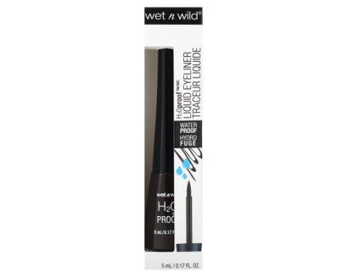 wet n wild, H2OProof, Liquid Eyeliner, 880 Dark Brown, 0.17 fl oz (5 ml) wet n wild, H2OProof, Liquid Eyeliner, 880 Dark Brown, 0.17 fl oz (5 ml)