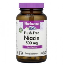 Bluebonnet Nutrition, Flush-Free Niacin, 120 Vegetable Capsules