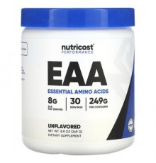 Nutricost, Performance, EAA, Unflavored, 8.9 oz (249 g)