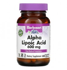 Bluebonnet Nutrition, Alpha Lipoic Acid, 600 mg, 60 Vegetable Capsules