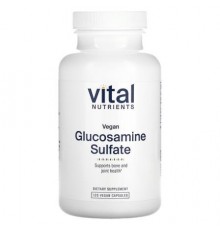Vital Nutrients, Vegan Glucosamine Sulfate, 120 Vegan Capsules (750 mg per Capsule)