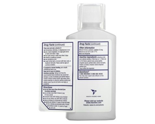 Mucinex, Fast-Max Cold, Flu & Sore Throat, Maximum Strength, For Ages 12+, 6 fl oz (180 ml)