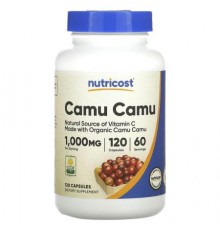 Nutricost, Camu Camu, 120 Capsules (500 mg per Capsule)