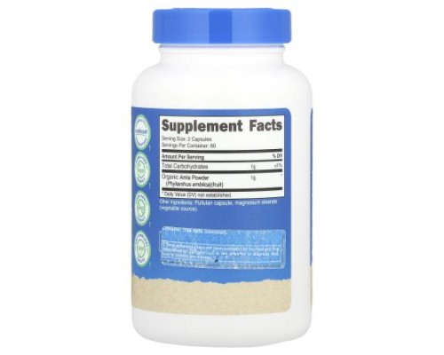 Nutricost, Amla, 120 Capsules (0.5 g per Capsule) Nutricost, Amla, 120 Capsules (0.5 g per Capsule)