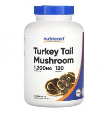 Nutricost, Turkey Tail Mushroom, 240 Capsules (600 mg per Capsule)