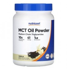 Nutricost, MCT Oil Powder, Vanilla, 16 oz (454 g)